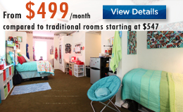 Triple Rooms Luxury Dorms
