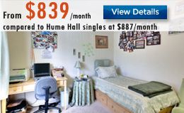 Windsor Dorms Near UF Private Bath Single
