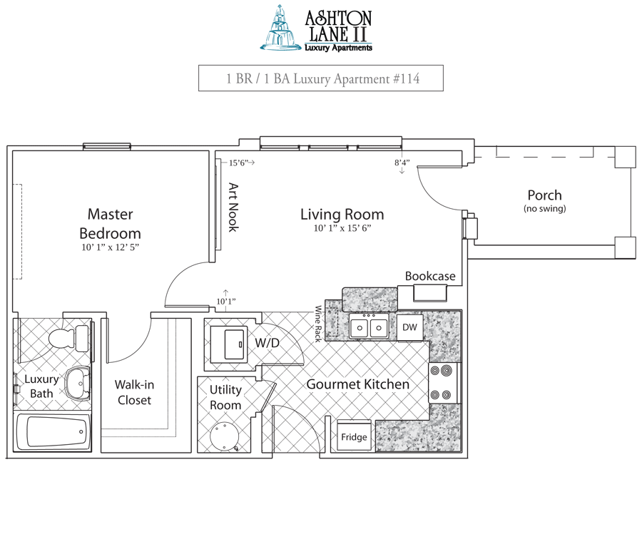 Ashton Lane Phase II 1 Bedroom Gainesville Apartments Trimark