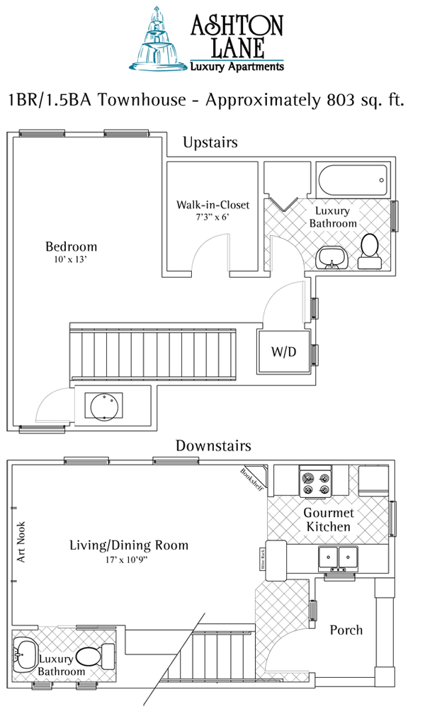 Ashton Lane Luxury 1BR Townhouse in Gainesville FL